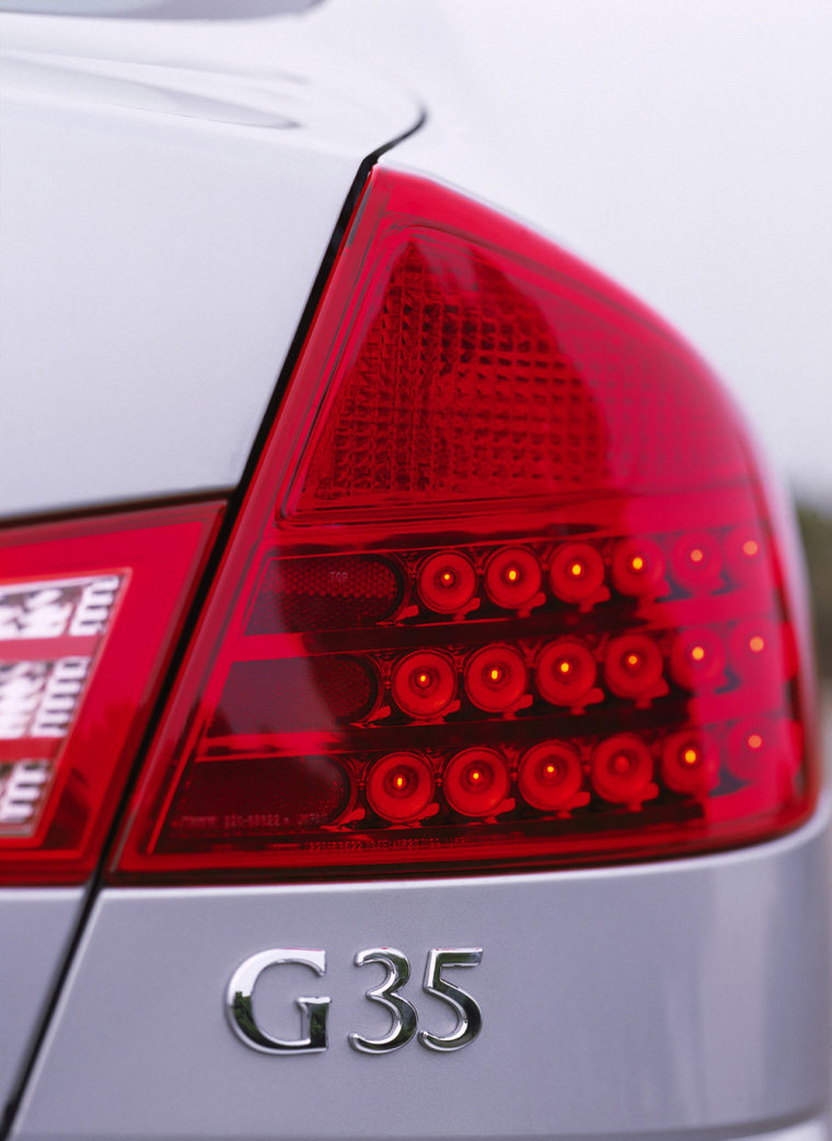 2003 - 2006 Infiniti G35 Sedan Tail Light Picture